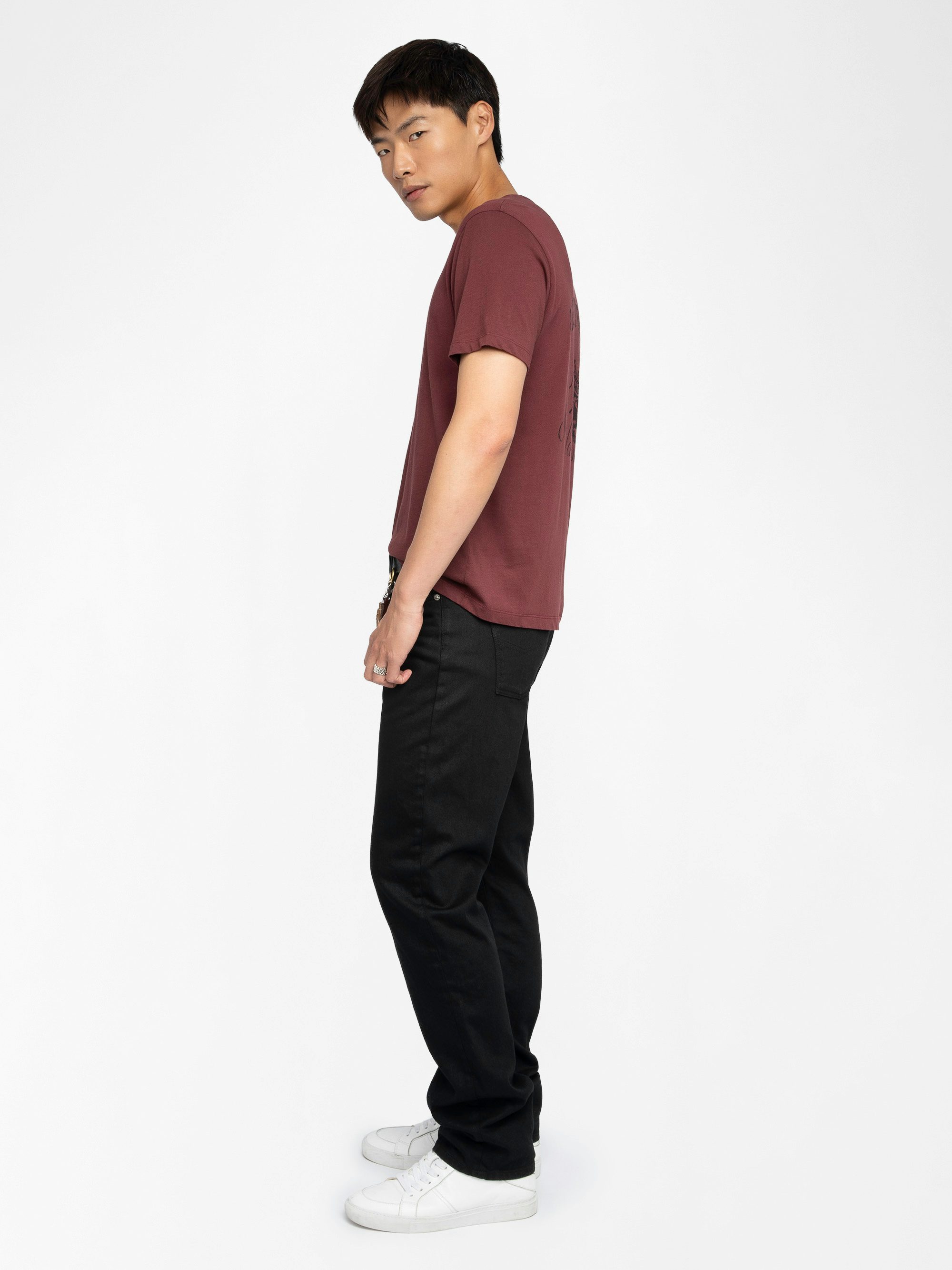 T-shirt Tommy - Short-sleeved t-shirt with back print.